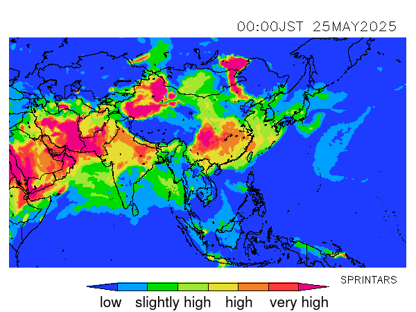SPRINTARS aerosol forecast